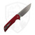 ProTech Mordax Red Aluminum, Stonewash CPM-20CV - MX101-RED 20CV