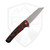 ProTech Malibu Flipper Button Lock, Del Fuego Aluminum, Reverse Tanto Stonewash Magnacut - 5401-DF
