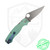 Spyderco PM2 s90v/ Teal, no box, Pre-Owned