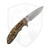 Hinderer Knives XM-18 3.25 Spanto,  Bronze Stonewash Titanium, Black G10, Stonewash Magnacut