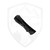 Aux Mfg Pocket Bowie Crossbar Lock, Black Micarta, Black 14C28N - 004BLK