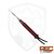 Gentry Custom Knives REC Exclusive Pocket Muk Ruby Red Linen Micarta, Belt Satin Magnacut