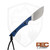 Gentry Custom Knives REC Exclusive Pocket Muk Blue Burlap Micarta, Belt Satin Magnacut