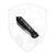 Heretic Knives Jinn Button Lock Manual Black Aluminum, Battleworn Magnacut - H213- 5A