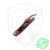 Case Cranberry Bone Russlock no box, Pre-Owned