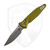 Microtech Socom Ram-Lok S/E, Frag OD Green Aluminum, Apocalyptic M390MK - 160RL-10APFROD