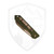 Heretic Knives Jinn Auto, OD Green Aluminum, Bronze Magnacut - H113-7A-GRN