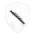 Heretic Knives Jinn Button Lock Manual, Blizzardworn Aluminum, Battle Black Magnacut - H213-8A-BLZ