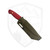 Lt Wright Shemanese Companion Scandi AEB-L, Red Linen Micarta, Kydex Sheath