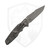 Hinderer Knives Eklipse 3.5 Skinny Non Flipper Fullered Harpoon Spanto, OD Green G10, Working Finish, Working Finish Magnacut