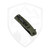 Klaken Ranger Flipper Liner Lock, Green G10, Black D2