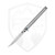 Klaken Regent Flipper Drop Point, Titanium Frame Lock, Satin D2 -J286-SLD