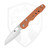 Spyderco Smock Button Compression Lock, Burnt Orange G10, CPM REX-121 - C240GPBOR