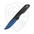 ProTech Vero Synapse Blade Show 2026, Black Aluminum, Blue Linen Micarta, Sapphire Blue Magnacut - BSA26.VERO.1