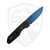 ProTech Vero Synapse Blade Show 2026, Black Aluminum, Blue Linen Micarta, Sapphire Blue Magnacut - BSA26.VERO.1