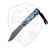 Jack Wolf Knives Gateway FIXedc, Abalone Handle, Satin 14C28N