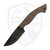 Black Bird Blades Hunter, Brown Griptech Scales, Brut De Forge Finish 80CRV2