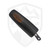 Hellbender Blade Co Newt, Black G10, Satin Magnacut, Leather Sheath