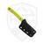 Hellbender Blade Co Newt, Toxic Yellow G10, Satin Magnacut, Kydex Sheath