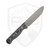 Hellbender Blade Co Mudpup 5, Black and Grey G10, Stonewash Magnacut