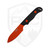 Hellbender Blade Co Ranch Hand, Black G10, Orange Magnacut