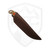 Hellbender Blade Co Ranch Hand, OD Green Micarta, Orange Magnacut
