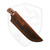 Hellbender Blade Co Snot Otter 4.0 Orange/Black/White G10, Black CPM 3V