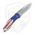 Kershaw Blur USA Flag, Aluminum Handle, Stonewash 14C28N - 1670USA