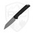 Kershaw Mini Iridium Fixed, Black Micarta, Stonewash D2 - 1051