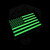 CountyComm Laser Cut US Flag Patch - UGM Glow 3x2