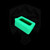 CountyComm Tiny Ultem Topo Pocket Box w/ Glow Silicone Holder