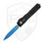 Microtech Ultratech D/E Jedi Knight, Black Aluminum, Blue M390MK - 11224-1JK