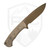 Hinderer REC Exclusive Ranch, OD Green Micarta, Battle Finish FDE 3V