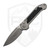 Microtech LUDT Gen III Natural Clear Aluminum Grip Inlay, Apocalyptic M390MK - 1135-10APNC