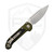 Microtech LUDT Gen 3 Drop Point, OD Green Aluminum, Stonewash M390MK - 1135-10OD