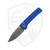 ProTech Scapegoat Compact Auto, Carbide Texture Blue Aluminum, Stonewash MagnaMax - RCS1105-Blue