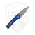 ProTech Scapegoat Compact Auto, Carbide Texture Blue Aluminum, Stonewash MagnaMax - RCS1105-Blue