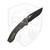 Microtech Amphibian Mini Ram-Lok, Clear Frag Aluminum, Black M390MK - 137MRL-1FRNC