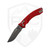 Microtech Amphibian Mini Ram-Lok, Red Frag Aluminum, Apocalyptic M390MK - 137MRL-10APFRRD