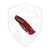 Microtech Amphibian Mini Ram-Lok, Red Frag Aluminum, Apocalyptic M390MK - 137MRL-10APFRRD