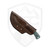 TRM Tagalong Fixed Blade, Forest Green G10, Stonewash Magnacut