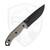 ESEE Model 5, Natural Canvas Micarta, Powder Coat 1095 - 5PBK
