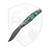 Jack Wolf Knives Gateway Stockman, Abalone, Satin 14C28N