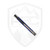 Jack Wolf Knives Gateway Stockman, Smooth Blue Bone, Satin 14C28N