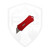 Klaken Manual OTF Utility Knife, Red Aluminum - J370-Red