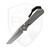 Chris Reeve Knives Small Sebenza 31 Glass Blasted Forever Flag CGG Tanto, Stonewash MagnaCut - S31-1510