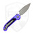 Microtech LUDT Gen III, Purple Aluminum, Apocalyptic M390MK - 1135-10APPU