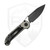 Microtech LUDT Gen III S/E, Natural Clear Aluminum, Black M390MK - 1135-1NC