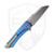 Machinewise Mojave, Anodized Blue Titanium, S90V - #1453