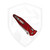 Microtech Socom Ram-Lok Red Frag Aluminum, Stonewash M390MK - 160RL-10FRRD
